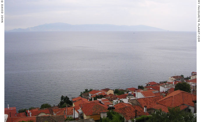 View of the island of Thassos from Kavala, Macedonia, Greece at My Favourite Planet