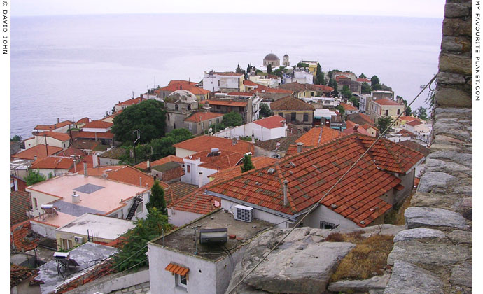 Kavala's Panagia headland district from the Kastro at My Favourite Planet