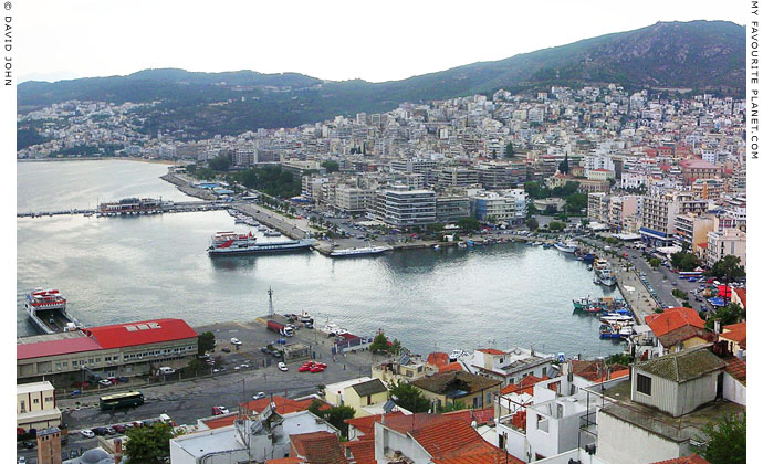 The ferry port of Kavala, Macedonia,Greece at My Favourite Planet