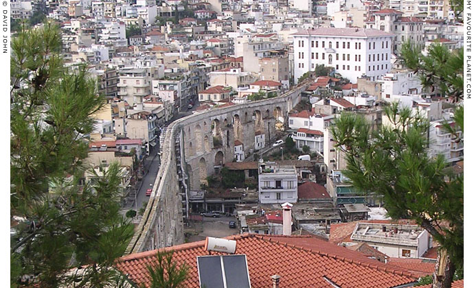 The Kamares aqueduct, Kavala, Macedonia, Greece at My Favourite Planet