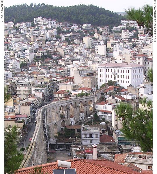 The Kamares aqueduct, Kavala at My Favourite Planet