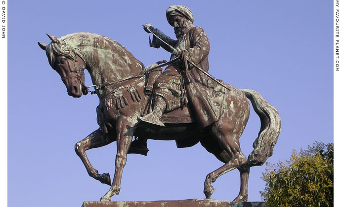 Bronze statue of Egyptian Pasha Mehmet Ali in Kavala, Macedonia, Greece at My Favourite Planet Bronze statue of Egyptian Pasha Mehmet Ali in Kavala, Macedonia, Greece at My Favourite Planet