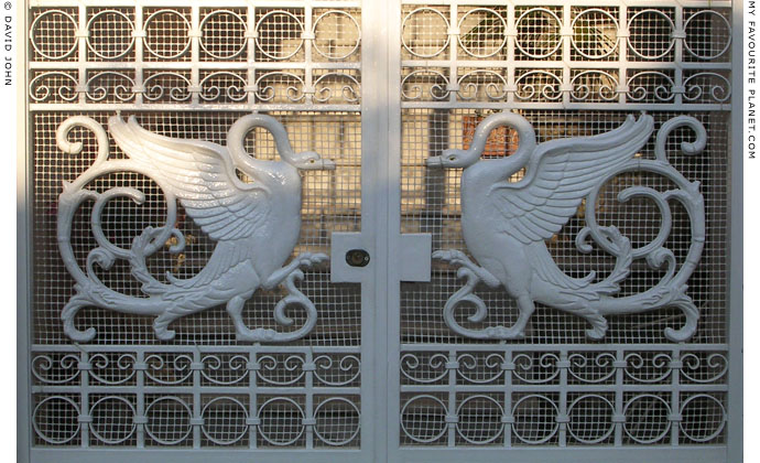 Gate in the Panagia district, Kavala, Macedonia, Greece at My Favourite Planet Gate in the Panagia district, Kavala, Macedonia, Greece at My Favourite Planet