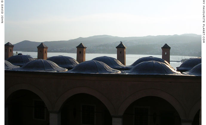 View over the domed roof of the Imaret in Kavala, Macedonia, Greece at My Favourite Planet