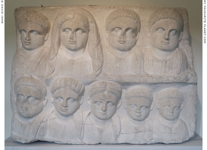 Funerary relief depicting members of a family at My Favourite Planet