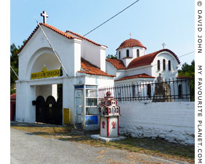 The entrance to the Monastery of Agios Silas, Kavala, Macedonia, Greece at My Favourite Planet