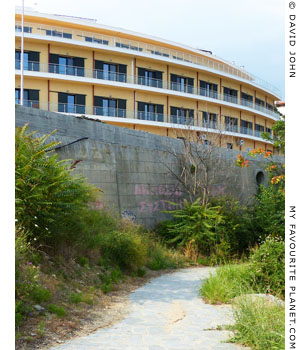 The footpath leading to the start of the ancient Via Egnatia, Kavala, Macedonia, Greece at My Favourite Planet