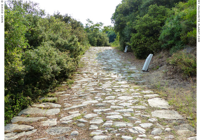 Part of the ancient Via Egnatia at Kavala, Macedonia, Greece at My Favourite Planet