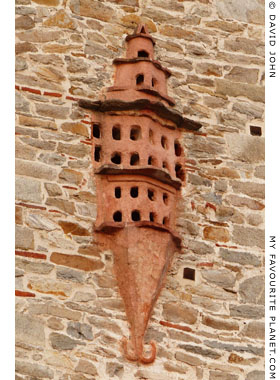 A dovecote built into the Kamares aqueduct, Kavala, Macedonia, Greece at My Favourite Planet