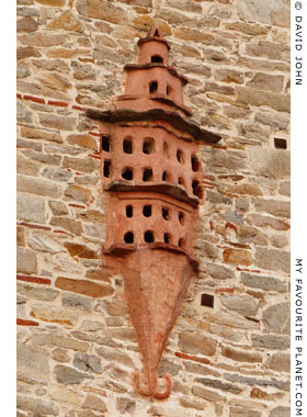 A dovecote built into the Kamares aqueduct, Kavala, Macedonia, Greece at My Favourite Planet