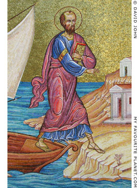 Mosaic of the Apostle Paul Monument, Kavala, Macedonia, Greece at My Favourite Planet