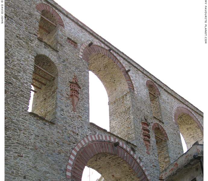 The west side of the Kamares aqueduct, Kavala at My Favourite Planet