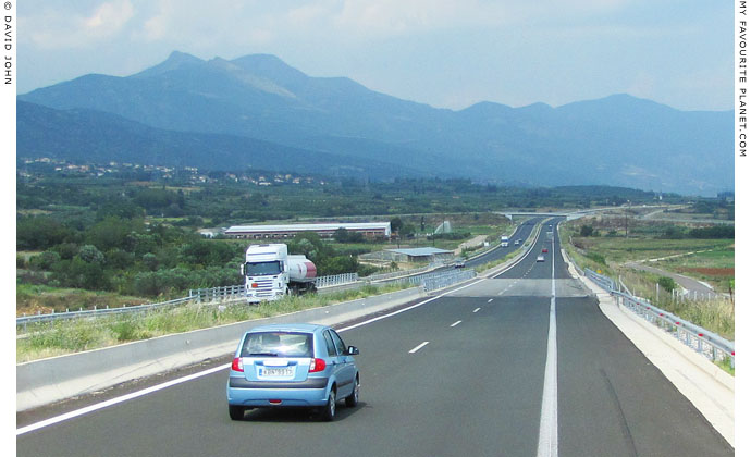 The Egnatia Odos motorway east of Kavala, Macedonia, Greece at My Favourite Planet