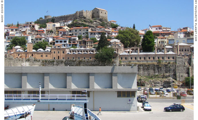 The Imaret viewed from Kavala's main harbour at My Favourite Planet