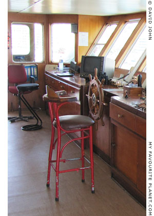 The bridge of a ferry in Kavala harbour, Macedonia, Greece at My Favourite Planet