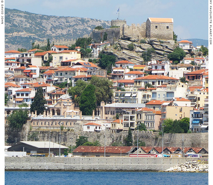 The Kastro viewed from Kavala's main harbour at My Favourite Planet