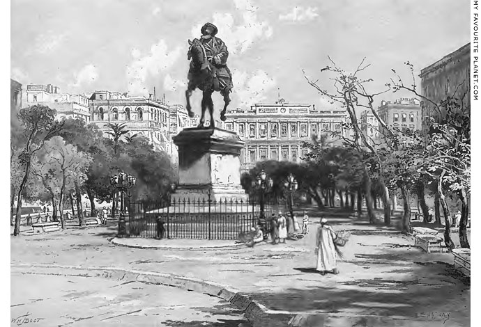 An equestrian statue of Mehmet Ali, Alexandria, Egypt at My Favourite Planet An equestrian statue of Mehmet Ali, Alexandria, Egypt at My Favourite Planet