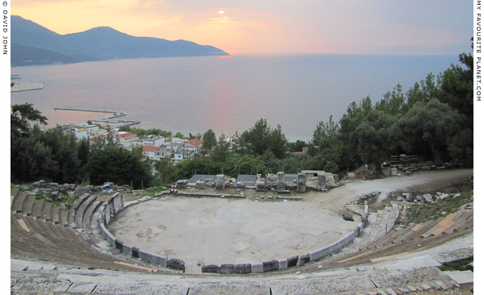 The ancient theatre of Thasos at My Favourite Planet