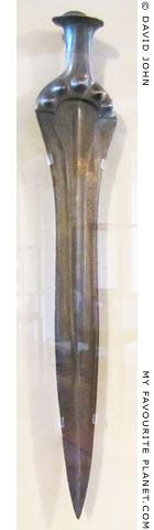 A solid-hilted bronze sword, thought to be from Pella at My Favourite Planet
