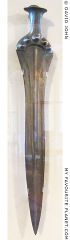 A solid-hilted bronze sword, thought to be from Pella at My Favourite Planet A solid-hilted bronze sword, thought to be from Pella at My Favourite Planet