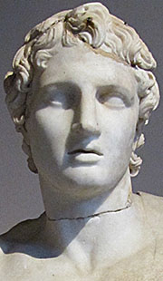 Head of a marble statue of Alexander the Great, Archaeological Museum, Istanbul, Turkey at My Favourite Planet Head of a marble statue of Alexander the Great, Archaeological Museum, Istanbul, Turkey at My Favourite Planet