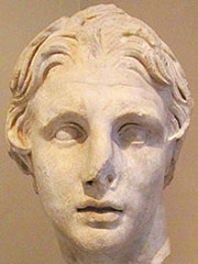 Head of Alexander the Great from Pergamon at My Favourite Planet Head of Alexander the Great from Pergamon at My Favourite Planet