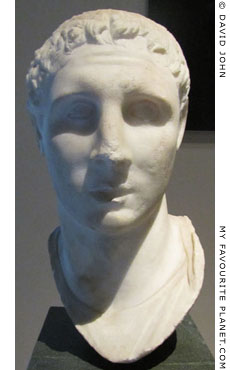 Marble head of a statue, perhaps a portrait of Hephaistion at My Favourite Planet Marble head of a statue, perhaps a portrait of Hephaistion at My Favourite Planet