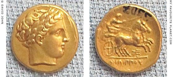 Gold staters of Philip II of Macedonia at My Favourite Planet