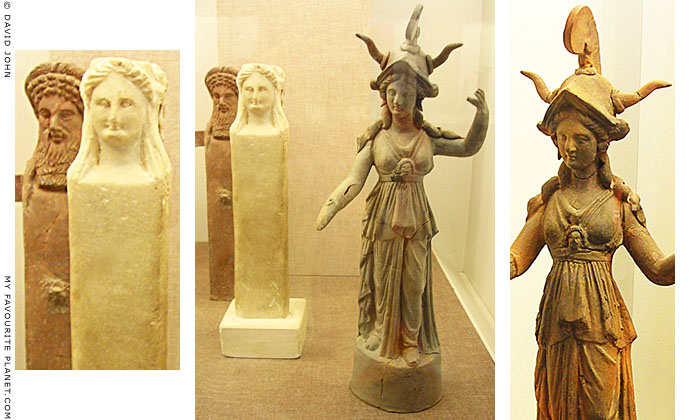 Statuettes of Greek deities, Pella Archaeological Museum, Macedonia, Greece at My Favourite Planet