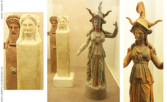 Statuettes of Greek deities, Pella Archaeological Museum, Macedonia, Greece at My Favourite Planet Statuettes of Greek deities, Pella Archaeological Museum, Macedonia, Greece at My Favourite Planet