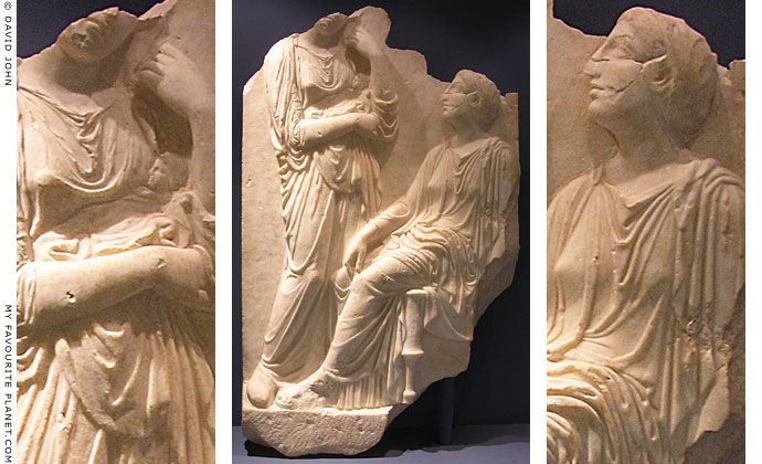 Marble grave stele, Pella Archaeological Museum, Macedonia, Greece at My Favourite Planet Marble grave stele, Pella Archaeological Museum, Macedonia, Greece at My Favourite Planet