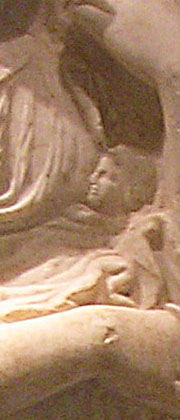Detail of the tomb stele, Pella, Macedonia, Greece at My Favourite Planet Detail of the tomb stele, Pella, Macedonia, Greece at My Favourite Planet