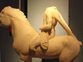 Marble statue of a horse rider, Pella, Macedonia, Greece at My Favourite Planet