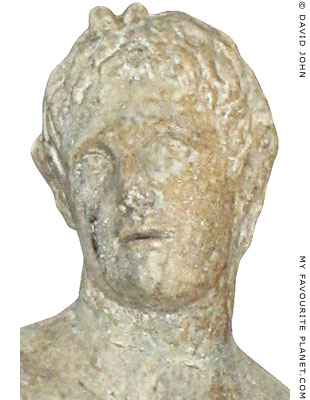 Head of Alexander the Great as Pan, Pella Archaeological Museum, Macedonia, Greece