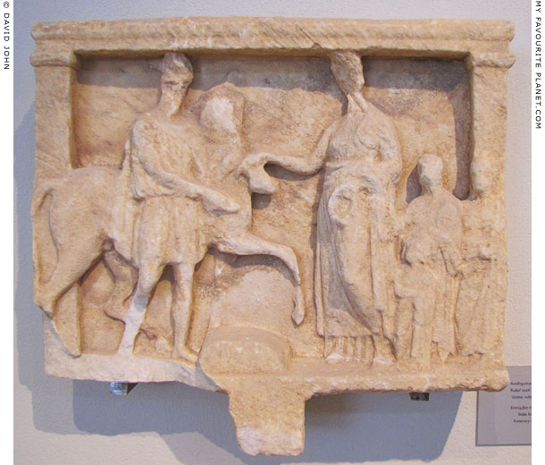 A votive hero horseman relief from Thasos at My Favourite Planet
