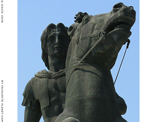 Equestrian statue of Alexander the Great, Thessaloniki, Macedonia, Greece at My Favourite Planet Equestrian statue of Alexander the Great, Thessaloniki, Macedonia, Greece at My Favourite Planet