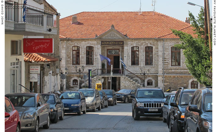 Down the high street to Polygyros Town Hall, Halkidiki, Greece at My Favourite Planet