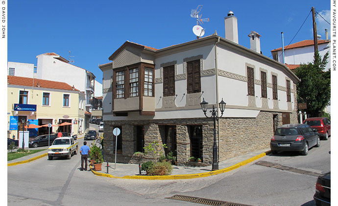 A traditional house opposite Polygyros Town Hall, Halkidiki, Macedonia, Greece at My Favourite Planet