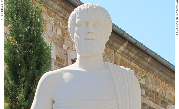 Statue of Aristotle by A. Alexiades outside Polygyros Town Hall, Halkidiki, Macedonia, Greece at My Favourite Planet Statue of Aristotle by A. Alexiades outside Polygyros Town Hall, Halkidiki, Macedonia, Greece at My Favourite Planet