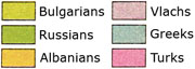 Key to the Ethnographic map of Macedonia