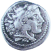 Silver coin of King Amyntas III of Macedon