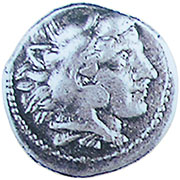 Silver coin of King Amyntas III of Macedon Silver coin of King Amyntas III of Macedon