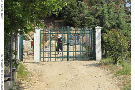 The main gates to Ancient Stageira archaeological site, Halkidiki, Macedonia, Greece at My Favourite Planet