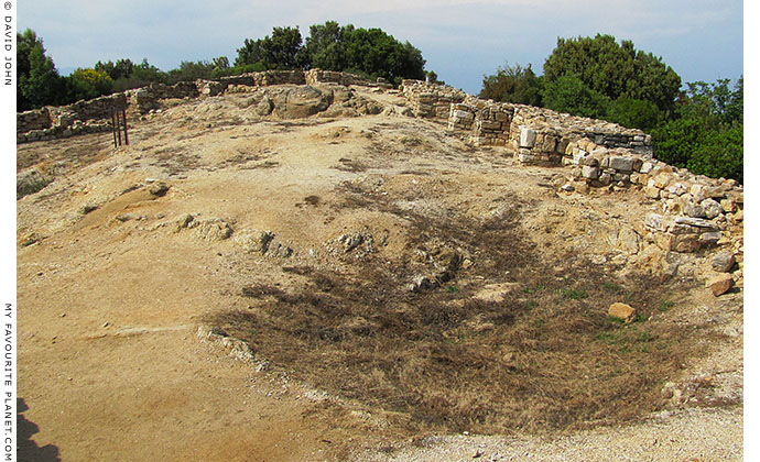 Inside the acropolis of Ancient Stageira, Halkidiki, Macedonia, Greece at My Favourite Planet