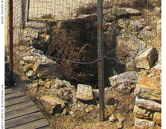 Close-up of the well in the acropolis of Stageira at My Favourite Planet