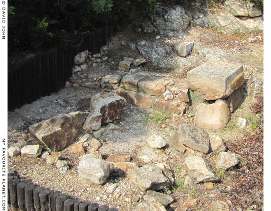 The altar foundations in the agora of Ancient Stageira. The altar foundations in the agora of Ancient Stageira.