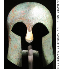 Bronze Corinthian helmet