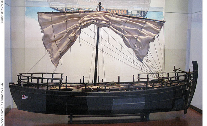 Model of an ancient Greek merchant ship discovered off the coast of Kyrenia, Cyprus at My Favourite Planet Model of an ancient Greek merchant ship discovered off the coast of Kyrenia, Cyprus at My Favourite Planet