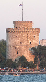 The White Tower (Lefkos Pirgos), Thessaloniki, Macedonia, Greece