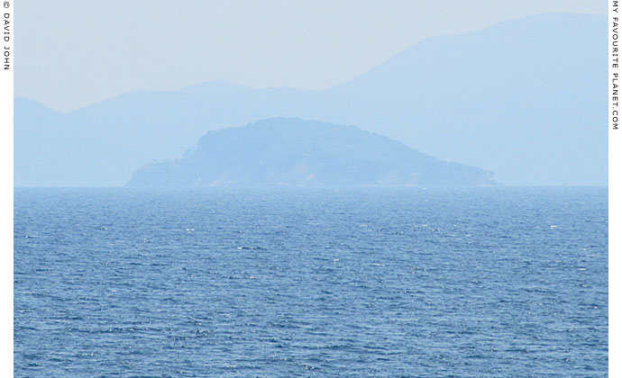 Kafkanas island from Nea Vrasna at My Favourite Planet Kafkanas island from Nea Vrasna at My Favourite Planet